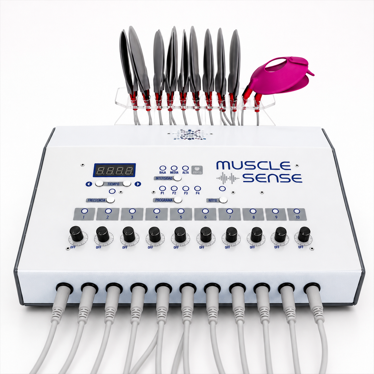 Electroestimulador Muscle Sense · 10 salidas · 1 pieza
